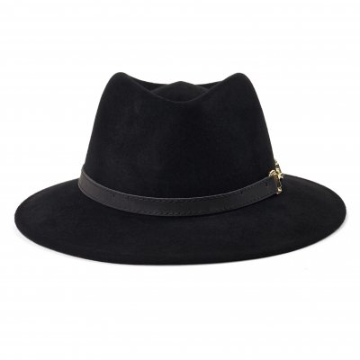 Hattar - Gårda Braga Wool felt Fedora (svart)
