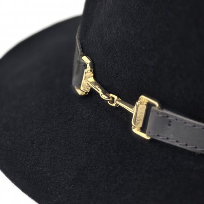 Hattar - Gårda Braga Wool felt Fedora (svart)