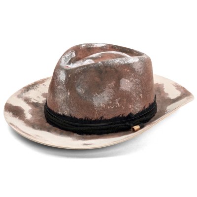 Hattar - Gårda Buchanan Distressed Fedora (brun)