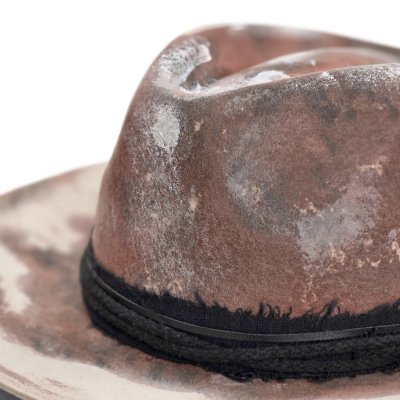 Hattar - Gårda Buchanan Distressed Fedora (brun)