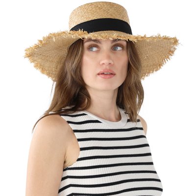 Stråhatt - Gårda Cadiz Sun Hat (natur/svart)