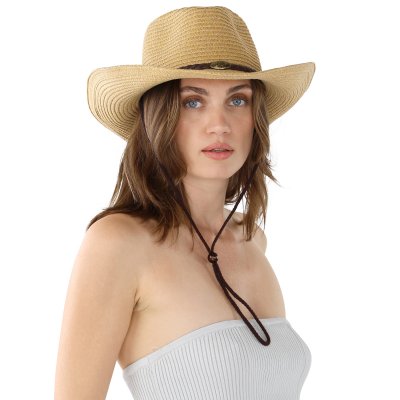 Stråhatt - Gårda Faro Western Hat (khaki)