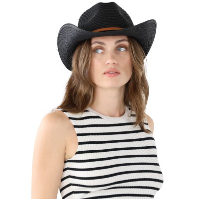 Stråhatt - Gårda Kos Western Hat (svart)