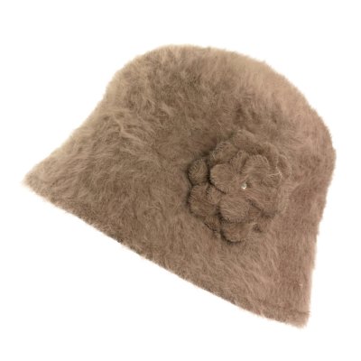 Hattar - Gårda Le Vigan Angora Bucket Hat (brun)