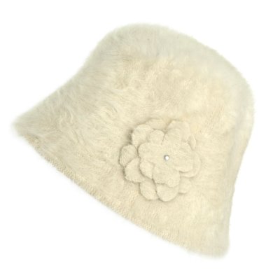 Hattar - Gårda Le Vigan Angora Bucket Hat (vit)