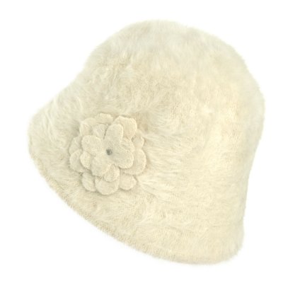 Hattar - Gårda Le Vigan Angora Bucket Hat (vit)