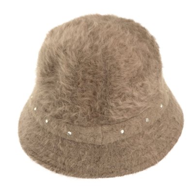 Hattar - Gårda Liskeard Angora Bucket Hat (brun)