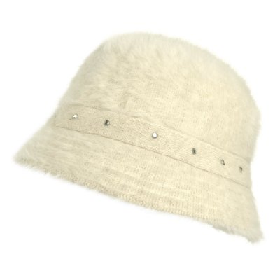 Hattar - Gårda Liskeard Angora Bucket Hat (vit)