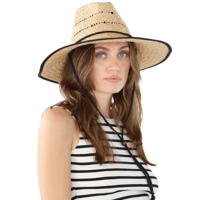 Stråhatt - Gårda Madeira Sun Hat (natur)