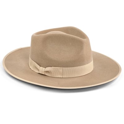 Hattar - Gårda Mapleton Wide brimmed Fedora (beige)
