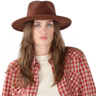 Hattar - Gårda Mapleton Wide brimmed Fedora (brun)