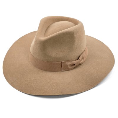 Hattar - Gårda Marcola Wide brimmed Fedora (beige)