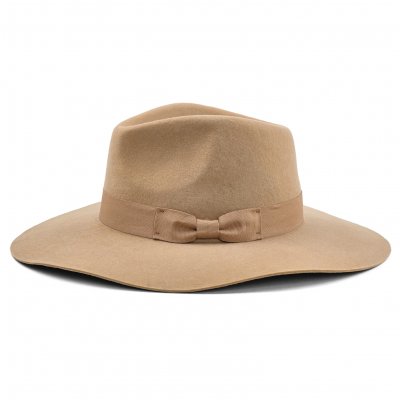 Hattar - Gårda Marcola Wide brimmed Fedora (beige)