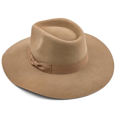 Hattar - Gårda Marcola Wide brimmed Fedora (beige)