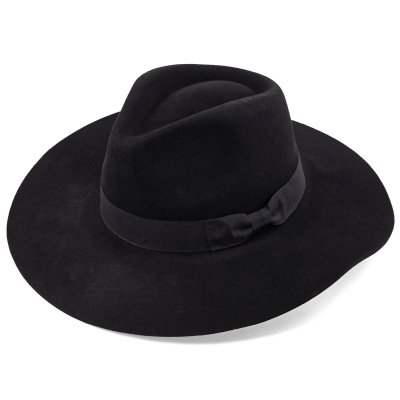 Hattar - Gårda Marcola Wide brimmed Fedora (svart)