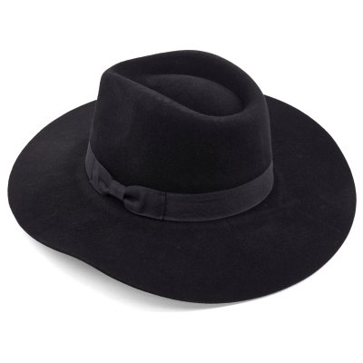 Hattar - Gårda Marcola Wide brimmed Fedora (svart)