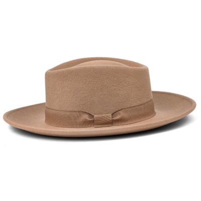 Hattar - Gårda Napoli Fedora Wool Hat (beige)