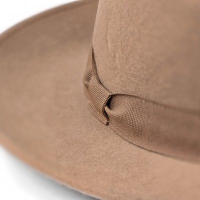 Hattar - Gårda Napoli Fedora Wool Hat (beige)