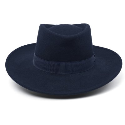 Hattar - Gårda Napoli Fedora Wool Hat (navy)