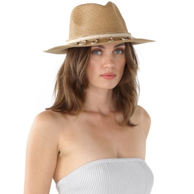 Stråhatt - Gårda Nerja Fedora (khaki)