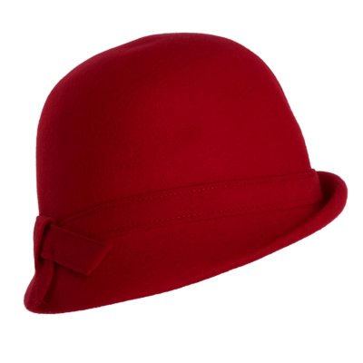 Hattar - Gårda Ofena Wool Cloche (röd)