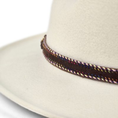 Hattar - Gårda Toquerville Crushable Wool felt Western hat (creme)