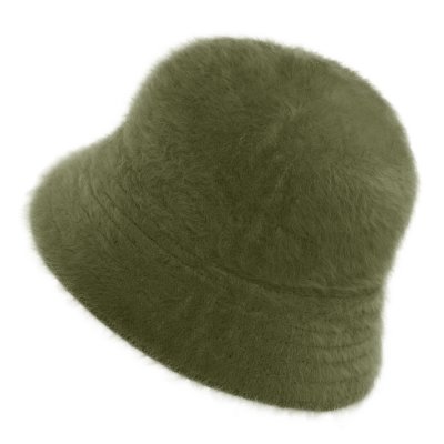 Hattar - Gårda Orvieto Angora Bucket Hat (grön)