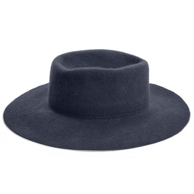 Hattar - Gårda Pinerolo Unstructured Wool Hat (blå)