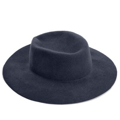 Hattar - Gårda Pinerolo Unstructured Wool Hat (blå)