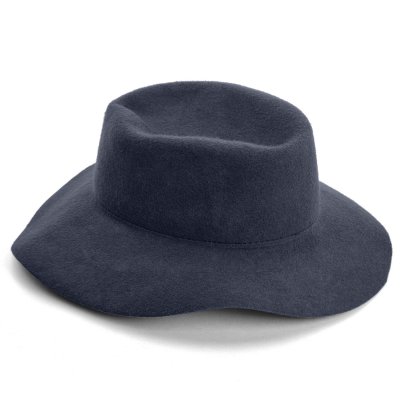 Hattar - Gårda Pinerolo Unstructured Wool Hat (blå)
