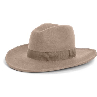 Hattar - Gårda Pocatello Crushable Wool felt Western hat (beige)