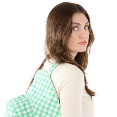 Hattar - Gårda Poppy Checkered sun hat (grön)