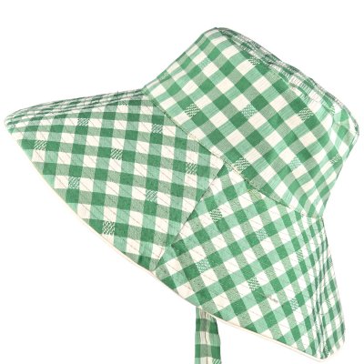 Hattar - Gårda Poppy Checkered sun hat (grön)