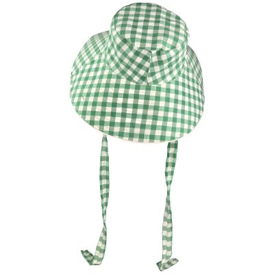 Hattar - Gårda Poppy Checkered sun hat (grön)