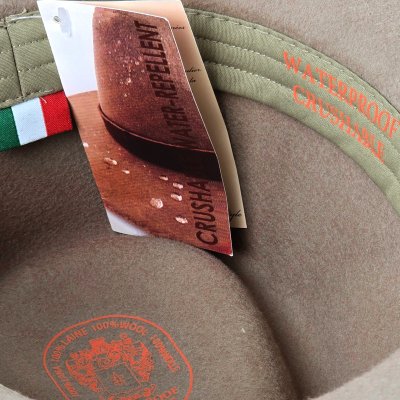 Hattar - Gårda Santaquin Crushable Wool felt Western hat (taupe)