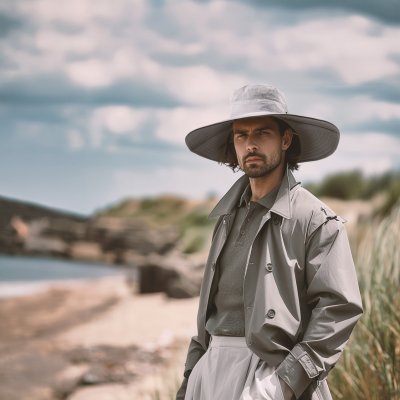 Hattar - Gårda Sarek Outdoor Hat (ljusgrå)