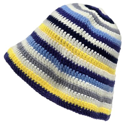 Hattar - Gårda Solero Knitted Bucket Hat (blå/multi)