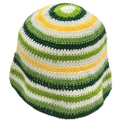 Hattar - Gårda Solero Knitted Bucket Hat (grön/multi)