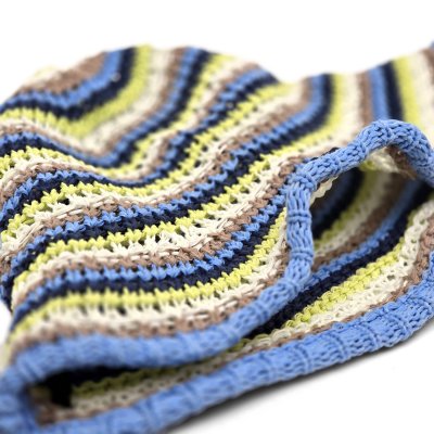 Hattar - Gårda Tecina Knitted Bucket Hat (blå/multi)