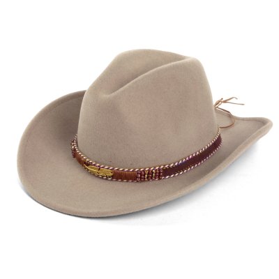 Hattar - Gårda Toquerville Crushable Wool felt Western hat (beige)