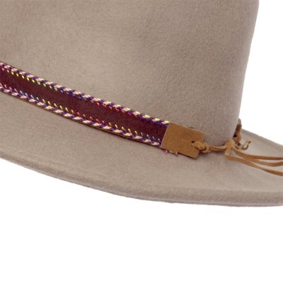 Hattar - Gårda Toquerville Crushable Wool felt Western hat (beige)