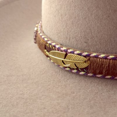 Hattar - Gårda Toquerville Crushable Wool felt Western hat (beige)