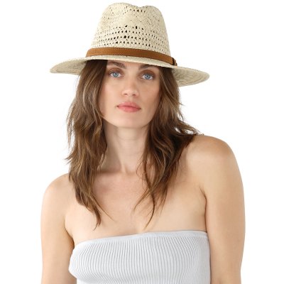 Stråhatt - Gårda Toulon Fedora (beige)