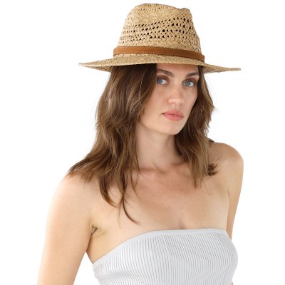 Stråhatt - Gårda Toulon Fedora (khaki)