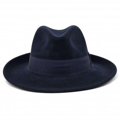 Hattar - Gårda Volterra Fedora Wool Hat (navy)