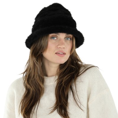 Hattar - Gårda Atri Angora Cloche (svart)