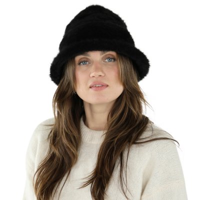 Hattar - Gårda Atri Angora Cloche (svart)