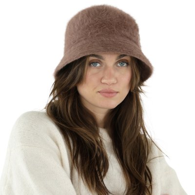 Hattar - Gårda Orvieto Angora Bucket Hat (brun)