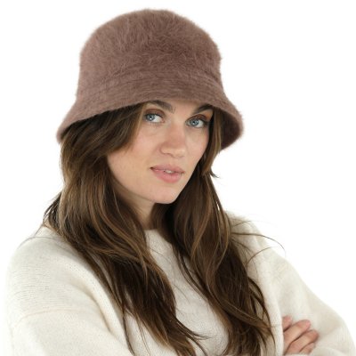Hattar - Gårda Orvieto Angora Bucket Hat (brun)