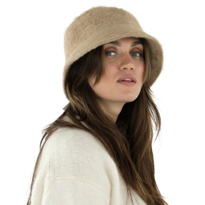 Hattar - Gårda Orvieto Angora Bucket Hat (kamel)